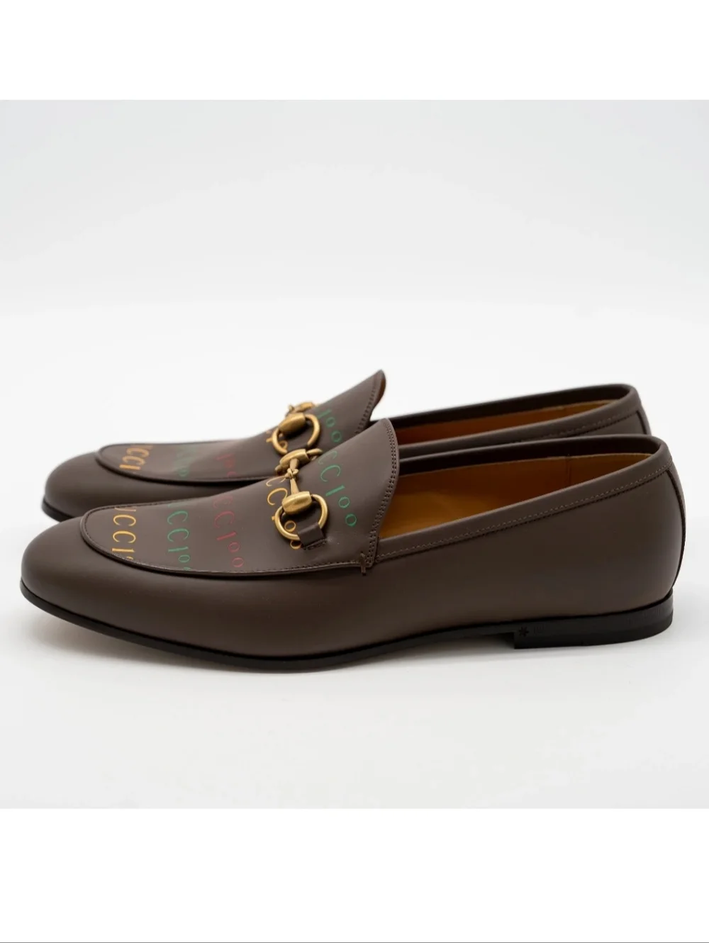 $1020 Gucci Jordaan 100 Anniversary Horsebit Loafer Brown UK 7 US 7.5 EU 41.5 - Picture 3 of 9